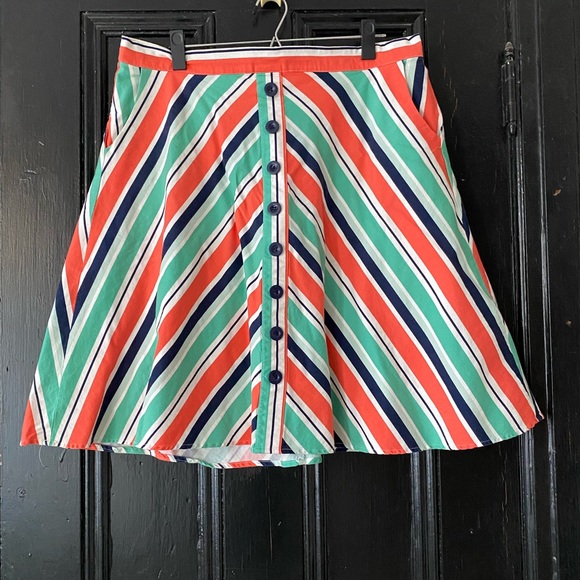 ModCloth Retro Stripe skirt - Picture 1 of 3